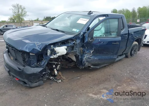 2021 Chevrolet Silverado 1500 4Wd Short Bed Lt Trail Boss from USA, damaged, VIN 1GCPYFED1MZ166308